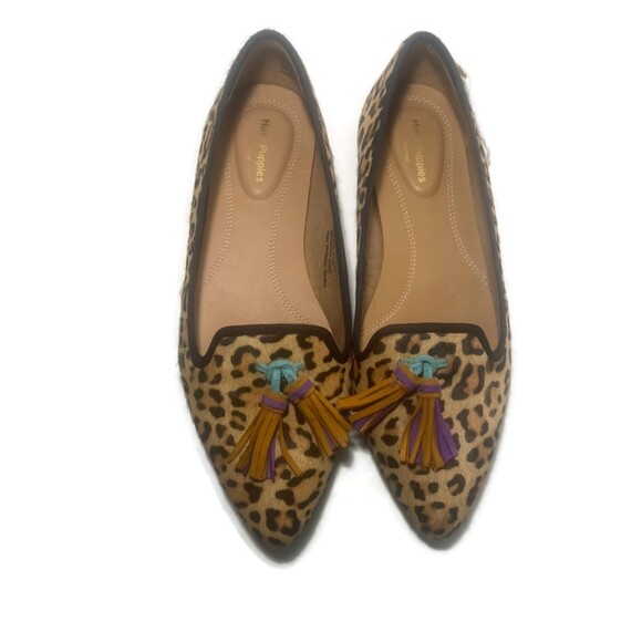Hush Puppies Sadie Tassel Slip-On Flat - Leopard 7 - Picture 4 of 11